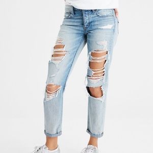 AEO Tomgirl Ripped Jeans